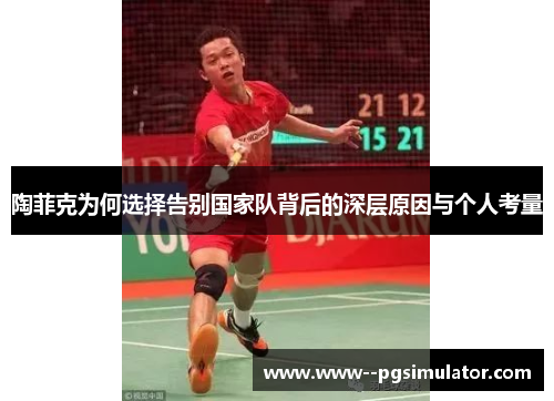 陶菲克为何选择告别国家队背后的深层原因与个人考量