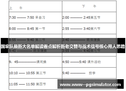 国家队最新大名单解读看点解析新老交替与战术信号核心用人思路 国家队最新大名单解读看点解析新老交替与战术信号核心用人思路